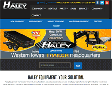 Tablet Screenshot of haleyeq.com